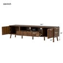 TV Stand With Drawers And Cable Management - Walnut
