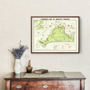 Vintage Map of Martha's Vineyard, 1913