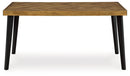 Blondon - Rectangular Drm Table Set (Set of 7) - Brown / Black
