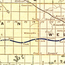 Vintage Map of North Dakota 1901