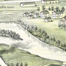 Vintage Map of Readville, Massachusetts 1893