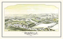 Vintage Map of Readville, Massachusetts 1893