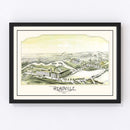 Vintage Map of Readville, Massachusetts 1893