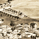 Vintage Map of Enosburg Falls, Vermont 1892