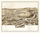 Vintage Map of Enosburg Falls, Vermont 1892