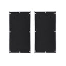 Chafik - Accent Mirror (Set of 2) - Mirrored, Natural Oak & Chrome