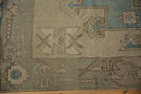 4.5x8.5 Vintage Distressed Oushak Rug