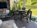 Round Outdoor Dining Table Pub Height