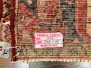 Antique Persian Tribal Rug 4 x 8, Geometric Medallion, Boho Rug, Wool Handmade Rug, Red 4x8 Rug, Persian Hamadan Rug