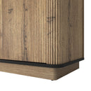 Multi-functional MDF Sideboard, an Ideal Choice for TV and Tableware Storage in Modern Homes, with Product Dimensions of 55*15.7*29.6 Inches.