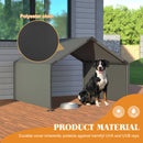 Dog Shade Shelter, Portable Pet Tent, Water Resistant Dog House for Shade Protection, Outdoor, Garden, Patio, Backyard, Gray