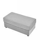Modern Style Single Sofa Couch with Storage, USB Ports, Cup Holders, and Phone Holder, Grey Corduroy, 41.7'