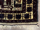 Persian Baluch Tribal Rug 4x6, Human and Bird Pictorials, Vintage, Wool, Collectible