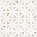 Angora Geometric 12"x12" Polished Marble Mesh Mounted Mosaic Tile - MSI Collection