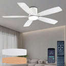 52 Inch Energy Efficient Ceiling Fan With Remote Control