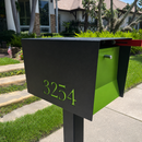 Uptown Box-2.0 in TEXTURED MATT JET BLACK - Modern Mailbox