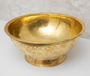 Handcrafted Engraved Brass Vessel Sink