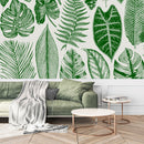 Green Leaves of Plants Wallpaper