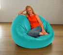 Vinyl Bean Bag Chair Marine Grade Premium - Waterproof, UV resistant ComfyBean Adult size lounger classic style Indoor Outdoor Boat beanbag chair