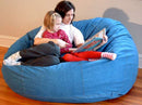Bean Bag Loveseat Comfy Bean Family- Cotton, Organic Cotton, Hemp