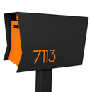 Retrobox-2.0  in TEXTURED MATT JET BLACK - Modern Mailbox