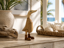 Bali Hand-Carved Bamboo Duck Sculpture