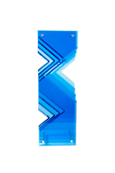 Zig Zag Sculpture - Blue