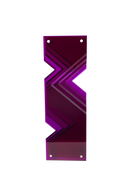 Zig Zag Sculpture - Purple