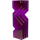 Zig Zag Sculpture - Purple