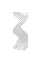 Zig Zag Sculpture - Clear