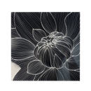 Tea Box | BW Realistic Flower Black