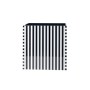 Single Orchid Holder - Black and White Pattern