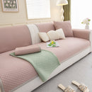 Non-Slip Diamond Quilted Sofa Cover, Separate Pieces Sectional Couch Protector
