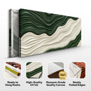 Green Rivers Abstract Wall Art VIII