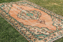 Vintage Handmade Unique Rug Natural 5'3'' X 8'7''