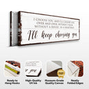 I'll Keep Choosing You Bedroom Sign II