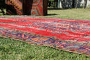 Vintage Handmade Unique Rug  5'10'' X 9'2''