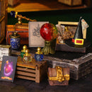Miniature Wizardi Roombox Kit - Magic Treasure House Dollhouse Kit