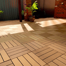 Deck Tiles - Premium WPC Interlocking | DECKO (11.8" x 11.8" x 0.8") - choose color - (One Piece)