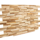 Clearwater Natural Teak 3D Wall Panels - (13 sq ft)