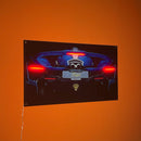 Car wall art lighted, Car led wall decor, Car led sign - UvCar28