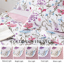 Kasentex Spring Floral Quilt Set - Lightweight & Reversible - Cozy & Stylish Bedding - Machine Washable, Room Decor, Graduation Gifts