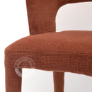 HADEEL Bright Mahogany Accent Chair