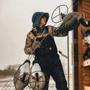 D7PB - Platte Basin Leather Hunting Glove - Retro Camouflage