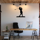 Female Golfer Metal Wall Art – Women's Golf Sports Home & Office Decor