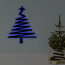 Abstract Christmas Tree - Metal Wall Art