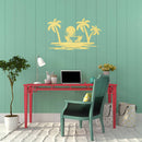 Beach View Metal Wall Art – Coastal Ocean Scenic Wall Decor