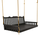 Keystone Amish Co. Twin York Porch Swing Bed, Black Paint