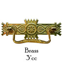 Eastlake Style Pull in Brass or Antique Brass