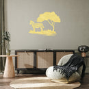 Zebra Tree - Metal Wall Art